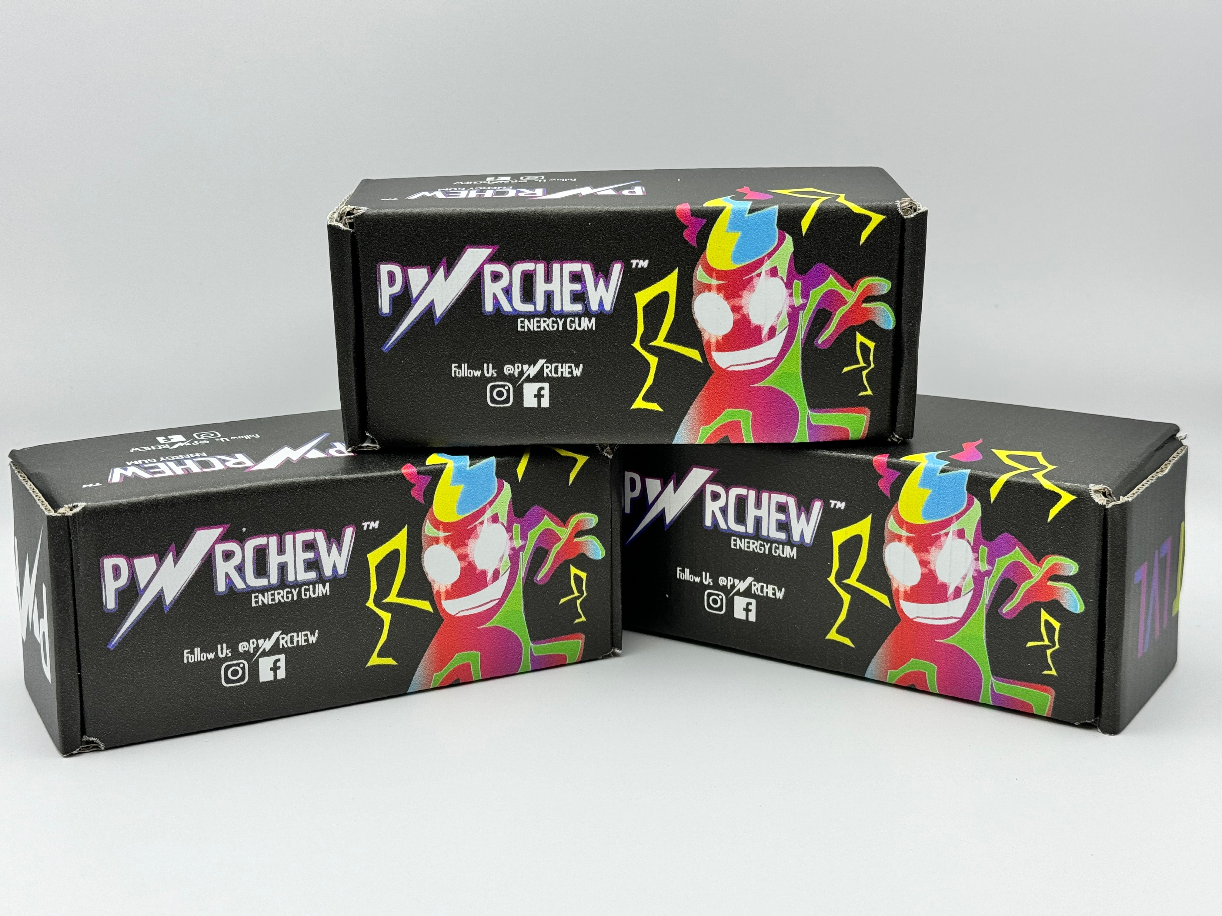 PWRCHEW ENERGY GUM ULTIMATE TRIPLE 6-PACK
