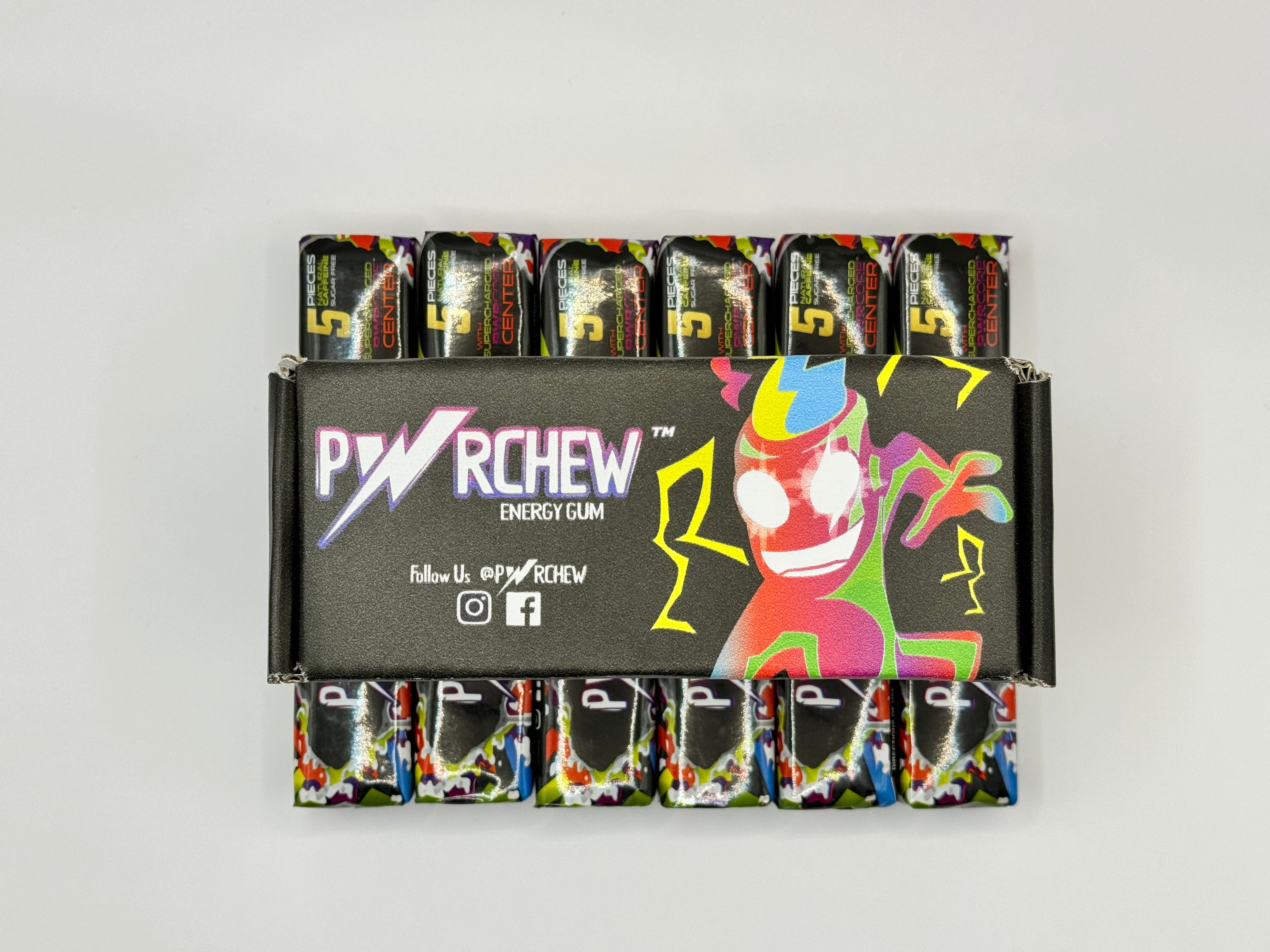 PWRCHEW ENERGY GUM 6-PACK